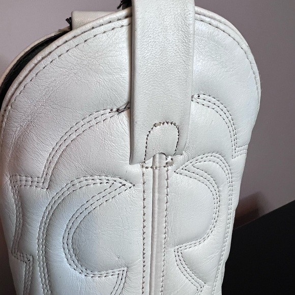 Vittorio Ricci White Cowgirl Boots 6M - Picture 7 of 16
